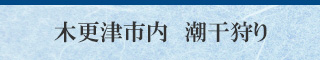 木更津市内　潮干狩り